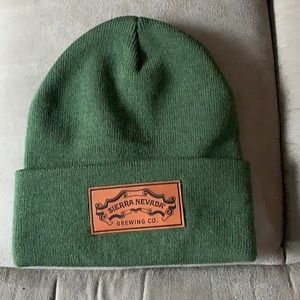 Green beanie